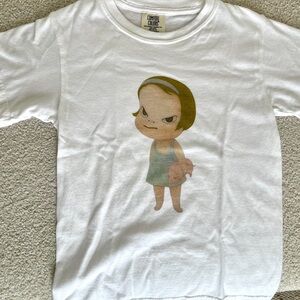 Yoshitomo Nara Piggy Girl Graphic Baby Tee